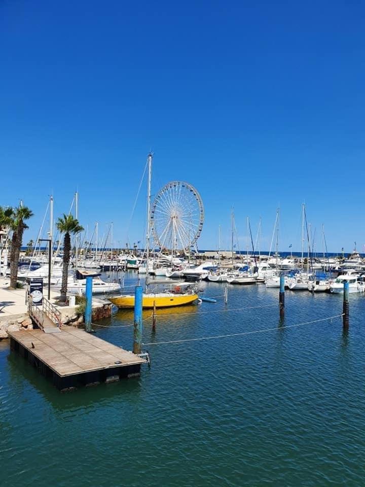 Confortable Studio Cabine - Acces Plage- Vue Mer 4Tvp38 Le Barcares Exterior photo